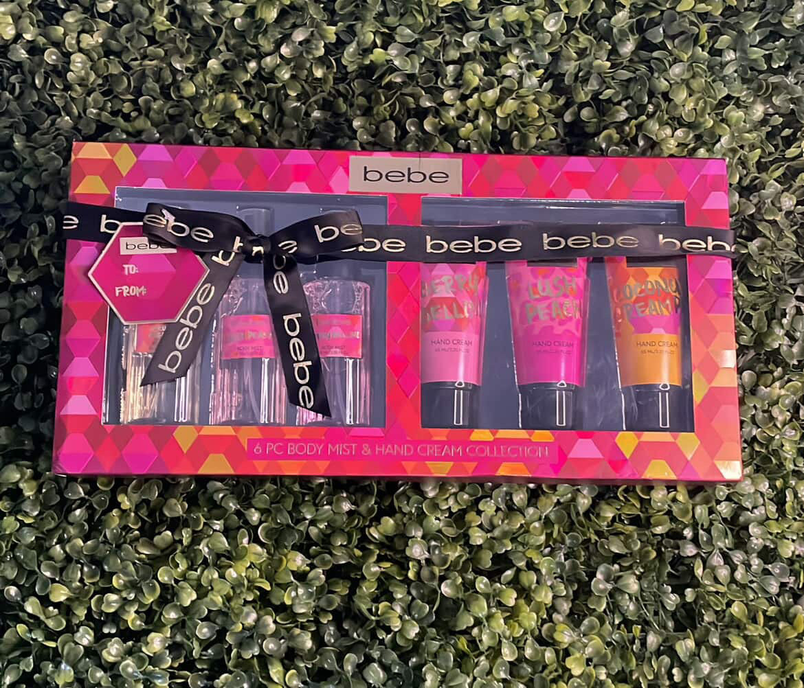 Set de bodys mist y crema para manos marca bebé