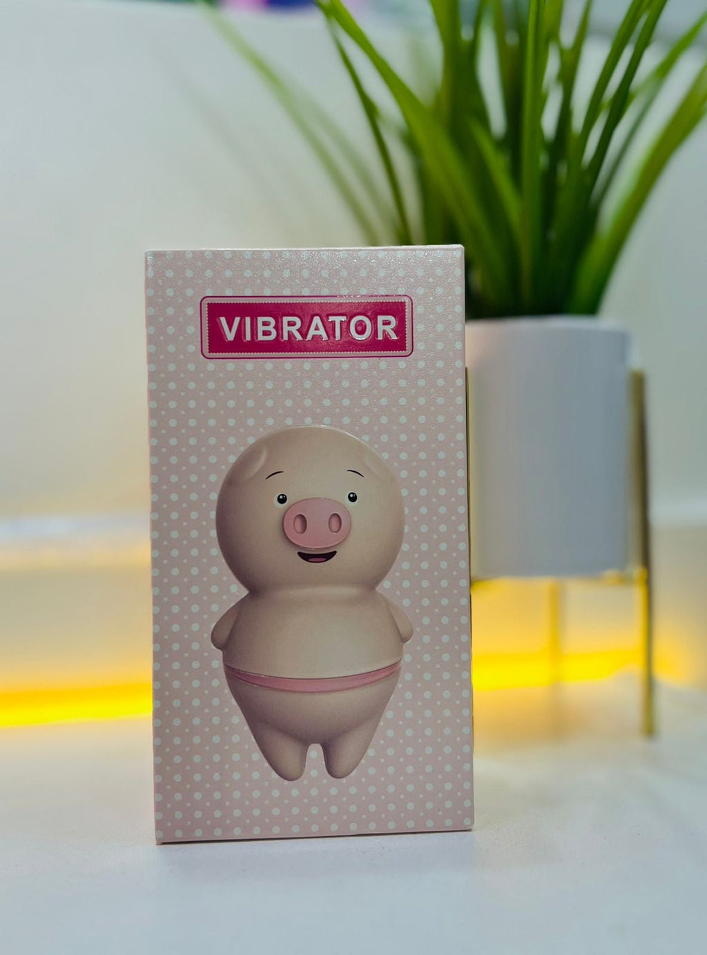 25080 *Cerdito vibrador* Estimulante  de clitoris, 10 niveles de vibración de solución, recargable con cable usb