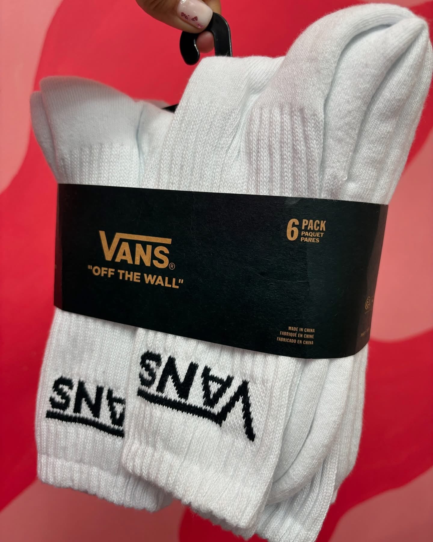*Calcetas vans largas color blanco