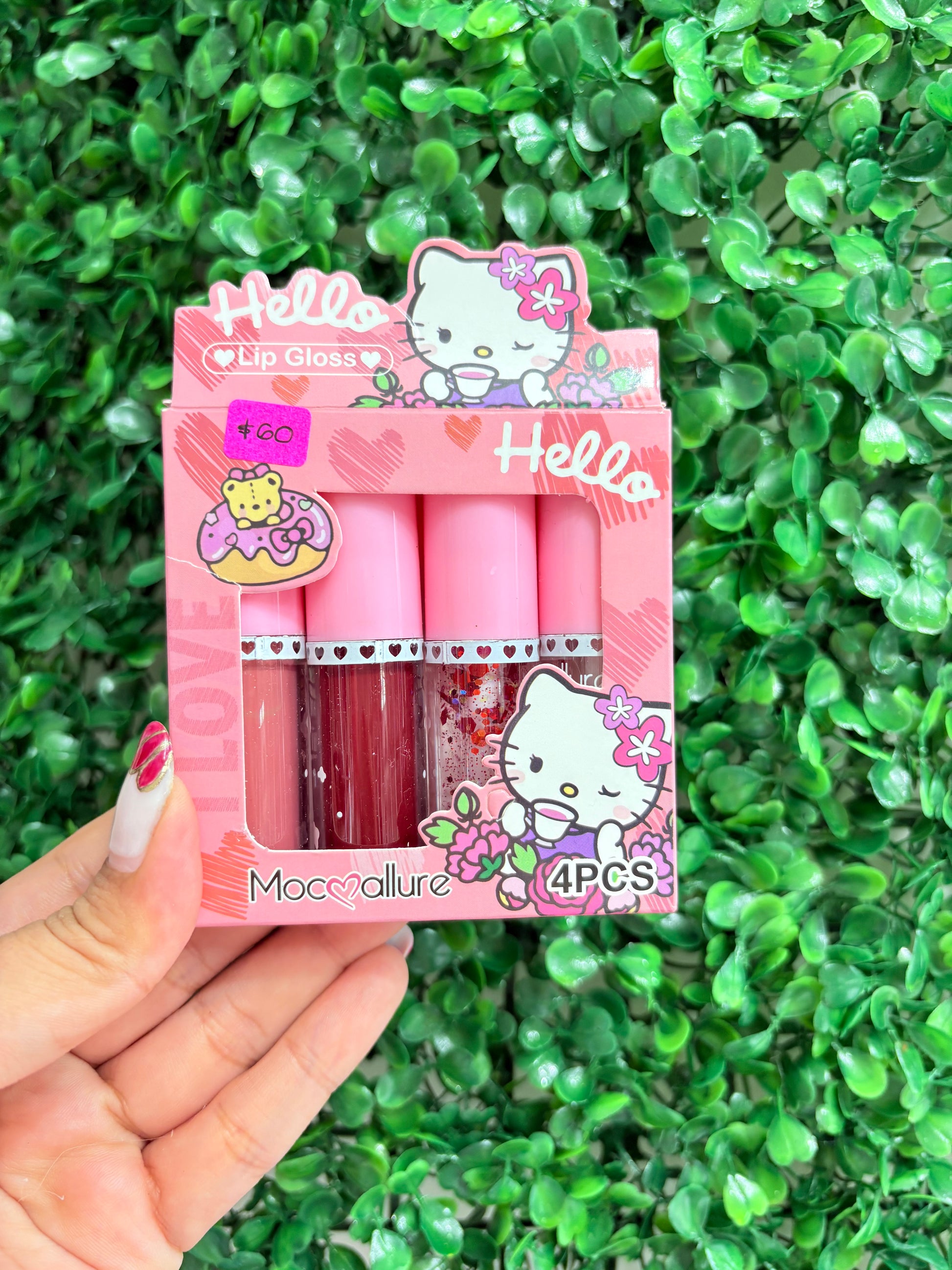 Set Lips Kitty c/4pz