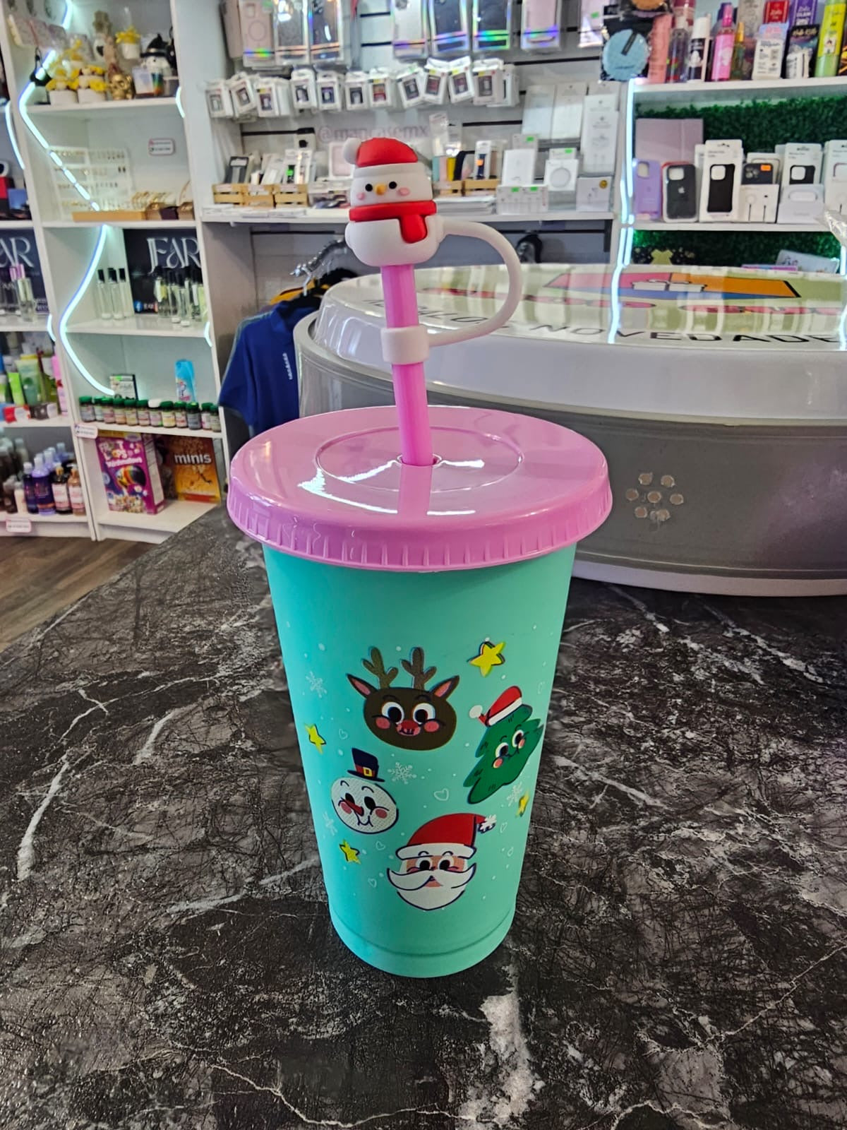 Vaso navideño