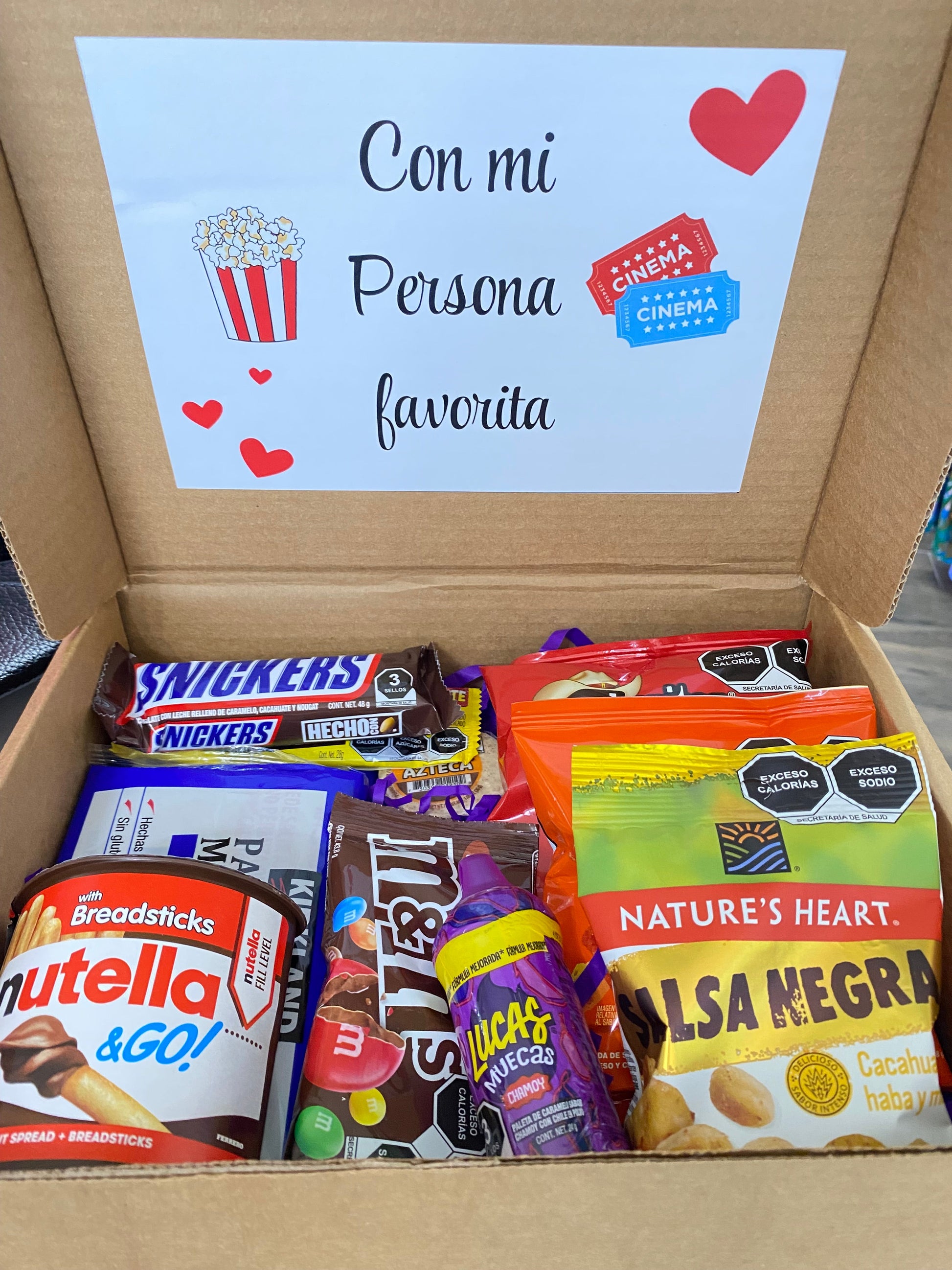 Caja Snaks Movie Time