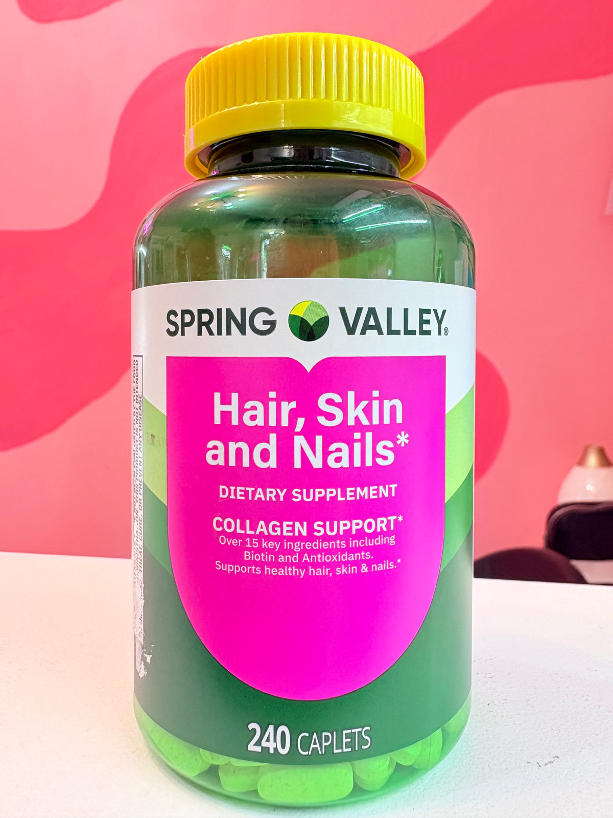 1672 Hair, Skin & Nails Spring Valley Collagen Support 240 Caplets