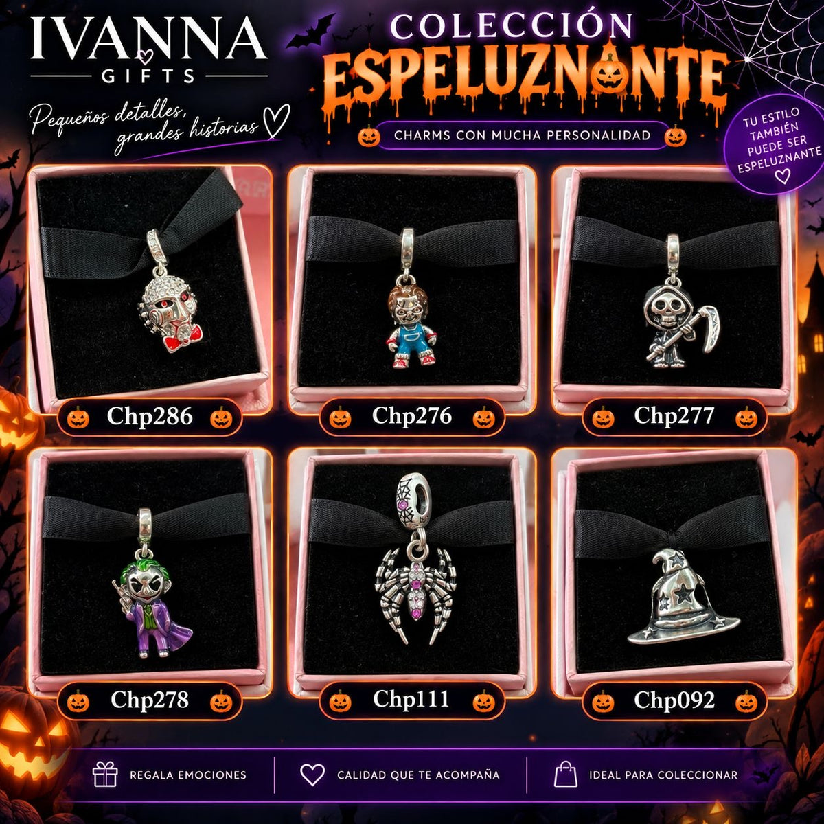 Charm colección de espeluznante.
