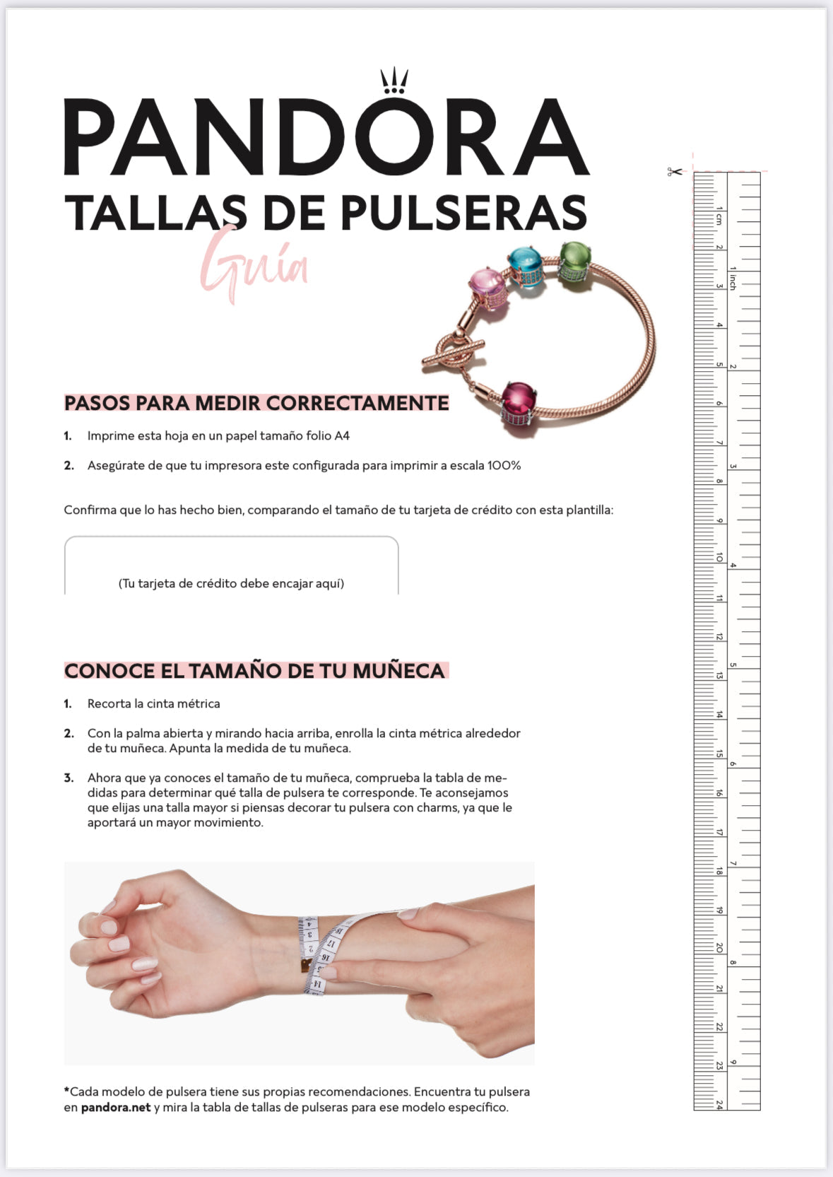 P26 Brazalete estilo Pandora