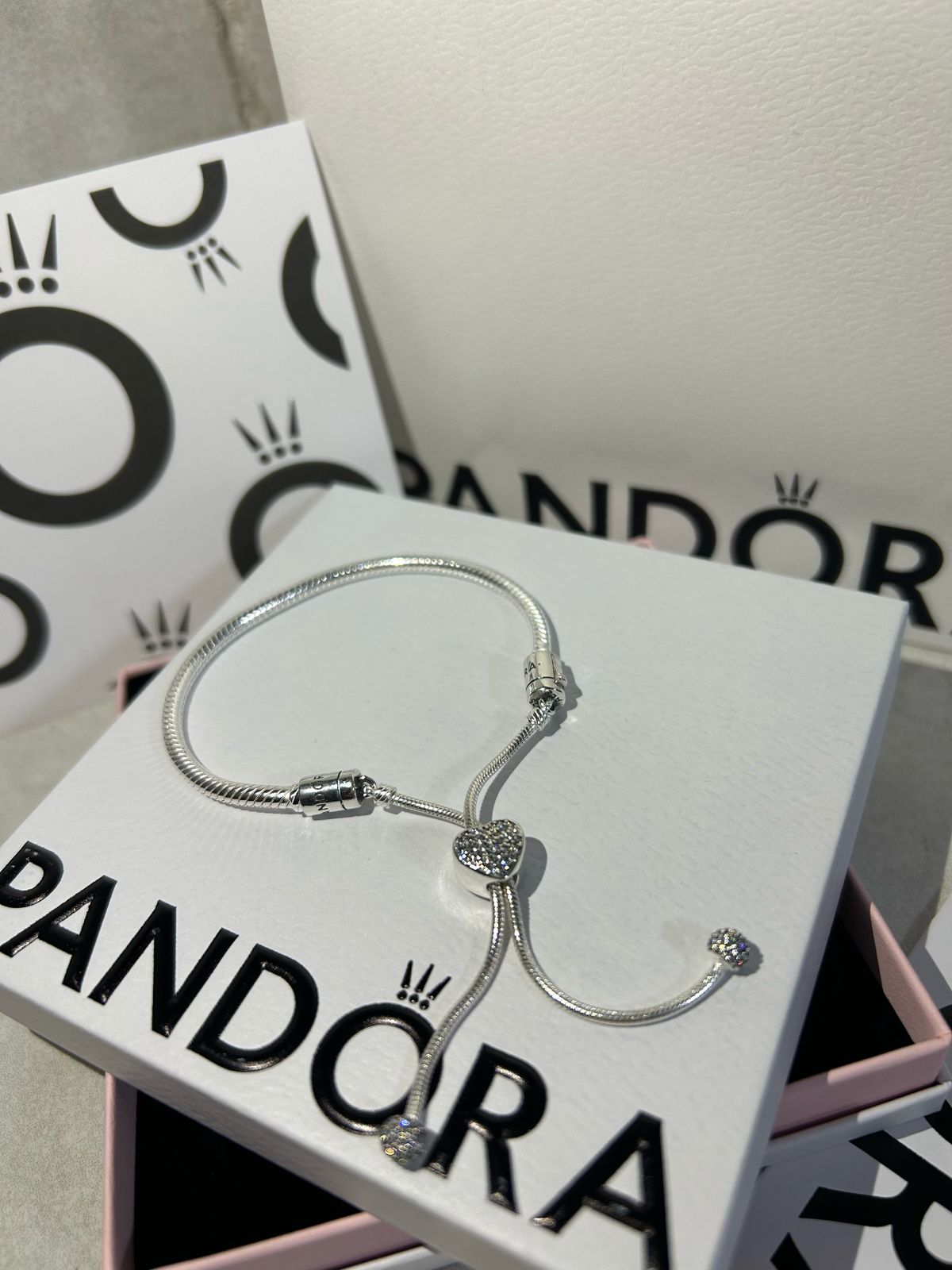 PL08 Brazalete estilo Pandora  Calidad Premium Incluye caja