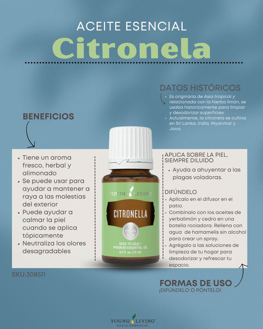 Aceite Esencial CITRONELLA 15ml Young Living
