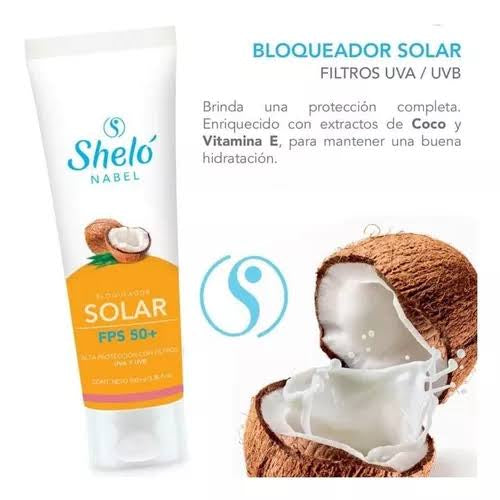 BLOQUEDOR SOLAR FPS 50+ - Yolis Sheló Nabel