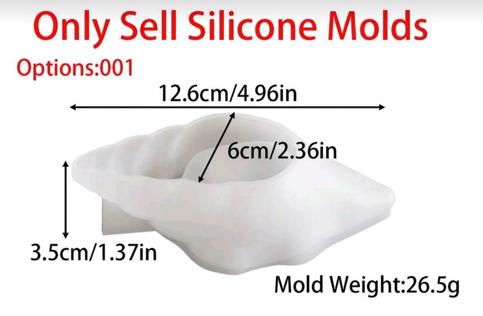 Molde de silicona para  yeso elaboración de base para vela o maceta
