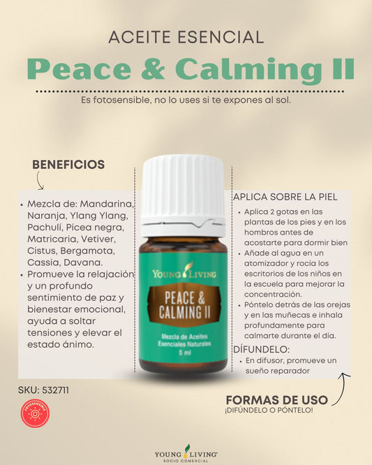 Aceite Esencial PEACE & CALMING II 5ml Young Living
