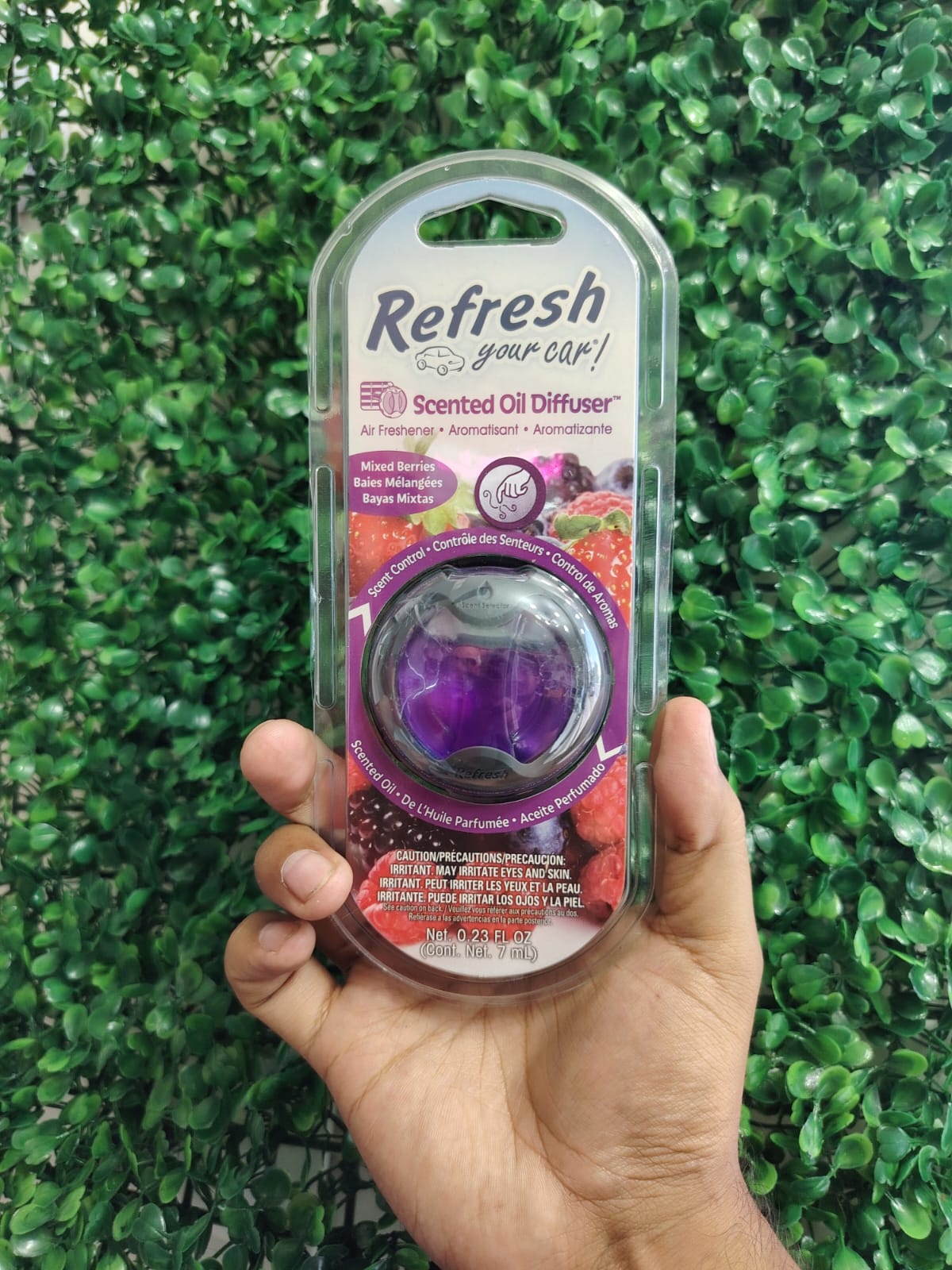 Aroma difusor clip mix de frutos rojos.