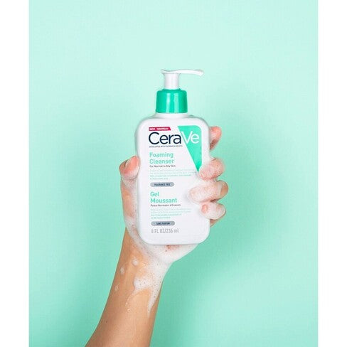 Gel Limpiador Espumoso para piel normal a grasa CeraVe