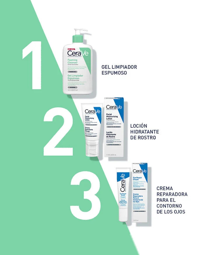 Gel Limpiador Espumoso para piel normal a grasa CeraVe