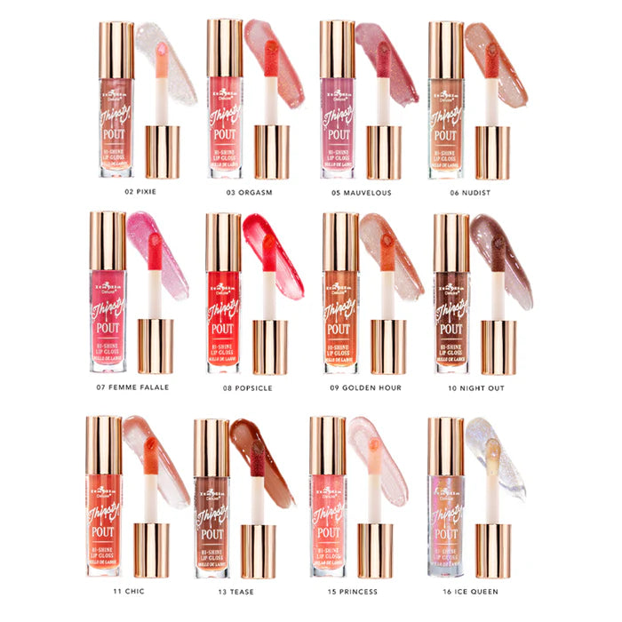 Lip Gloss Thirsty Pout Hi-Shine - Italia Deluxe