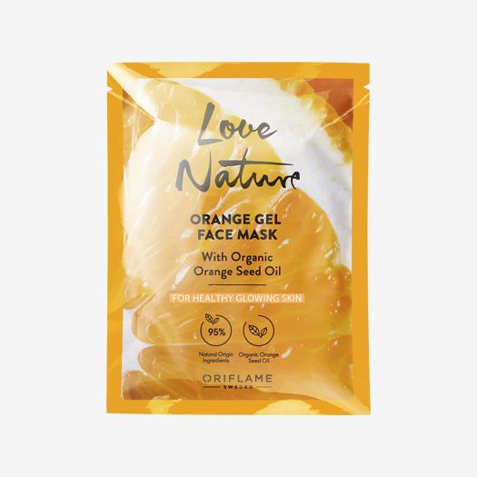 Mascarilla Facial en Gel con Aceite de Naranja Orgánico Love Nature - ORIFLAME
