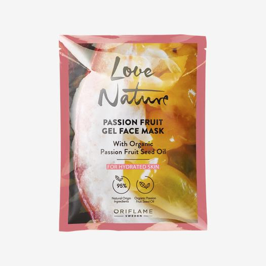 Mascarilla Facial en Gel con Aceite de Fruta de la Pasión Orgánico Love Nature - ORIFLAME
