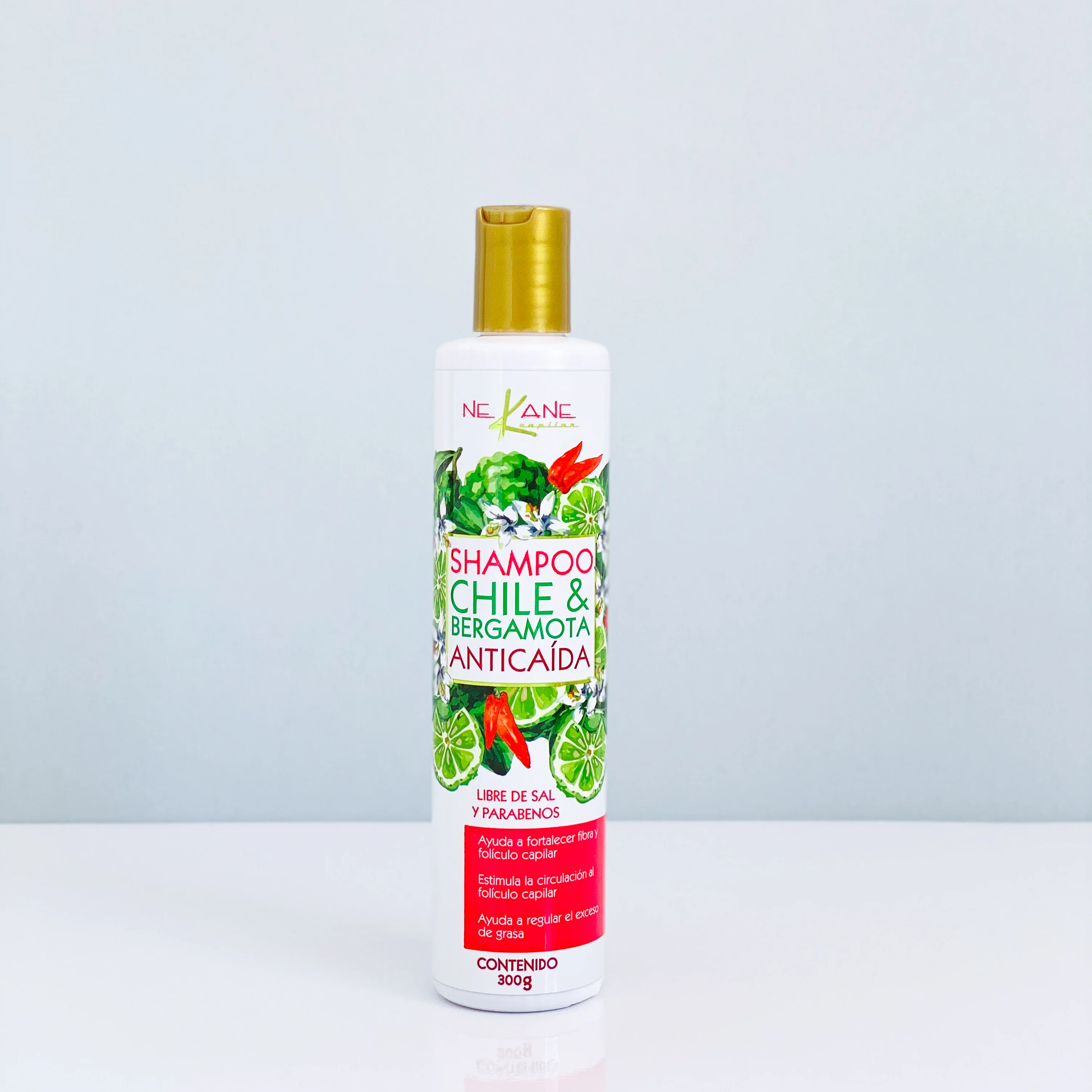 Shampoo De Chile & Bergamota Anticaída 300g - Nekane