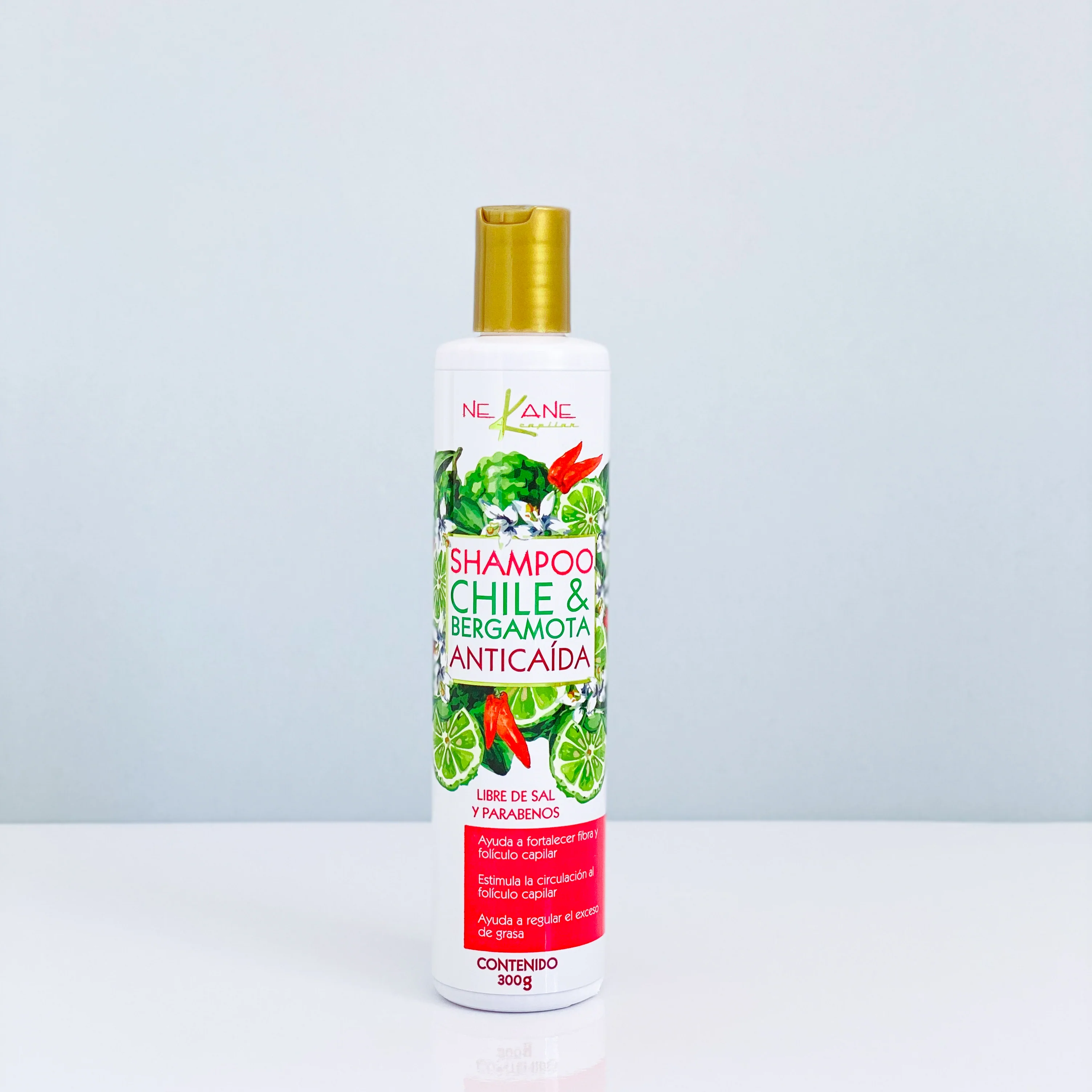 Shampoo De Chile & Bergamota Anticaída 300g - Nekane