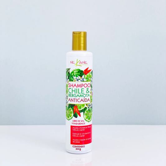 Shampoo De Chile & Bergamota Anticaída 300g - Nekane