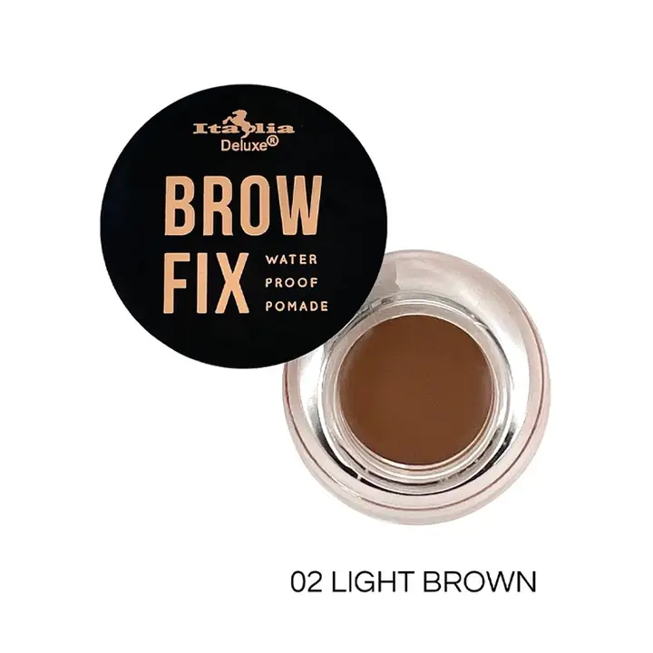 Kit fijador de cejas Italia Deluxe 2321-2, color marrón claro