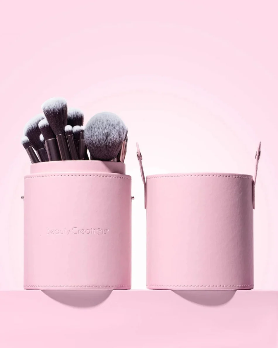 BEAUTY CREATIONS - SET DE BROCHAS 24 PIEZAS PINK AND PERFECT