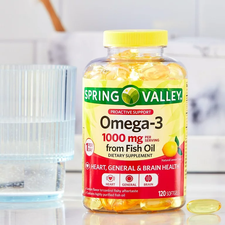 Omega 3 1000mg 120 capsulas Spring Valley