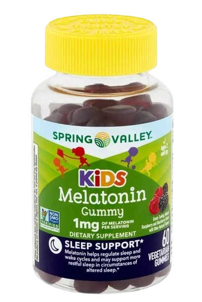 Spring Valley Kids Melatonina 1mg Sabor Moras