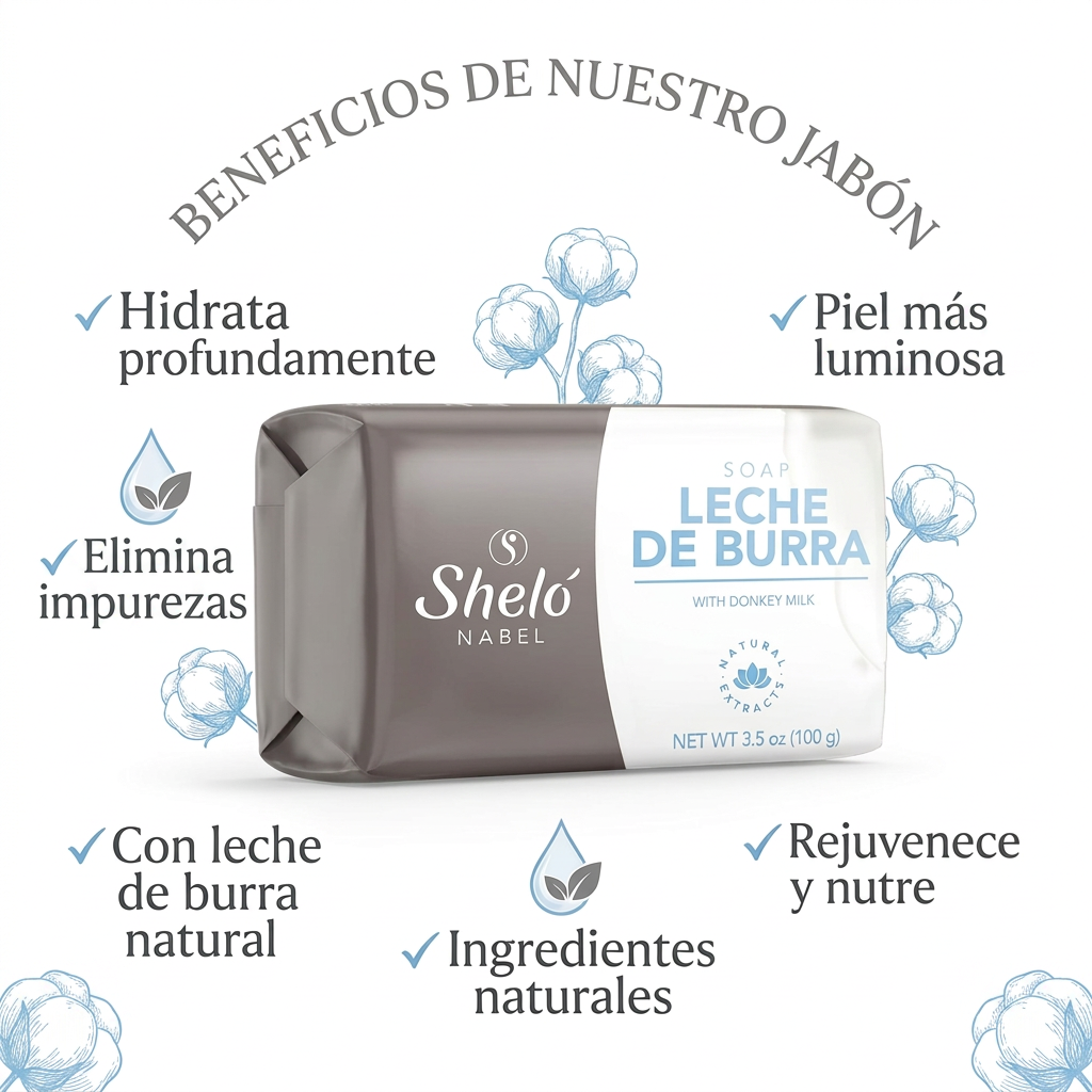 JABON DE LECHE DE BURRA - SHELO NABEL