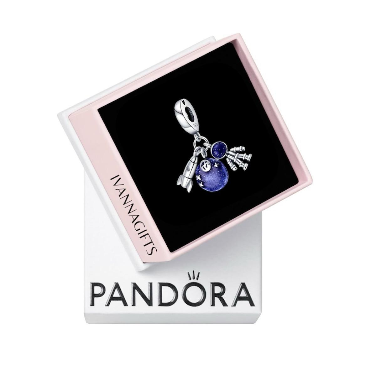 *CHP040 - Charm colgante cohete astronauta.