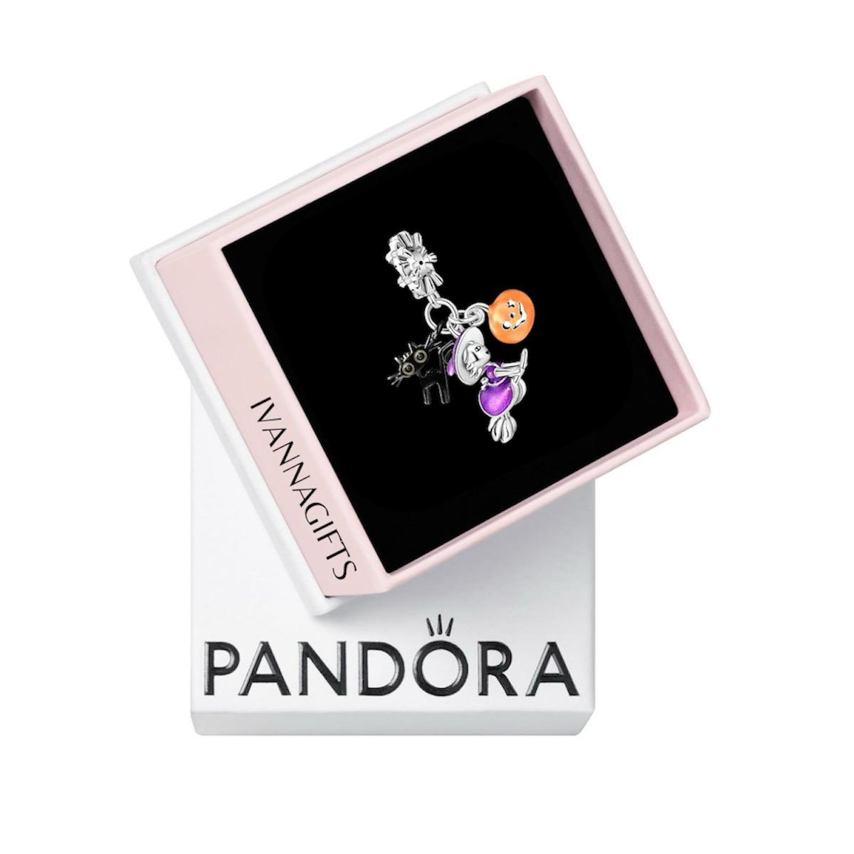 *CHP046 - Charm colgante de Halloween brujita.
