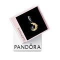 CHP066 - Charm colgante Dear cat luna dorada.