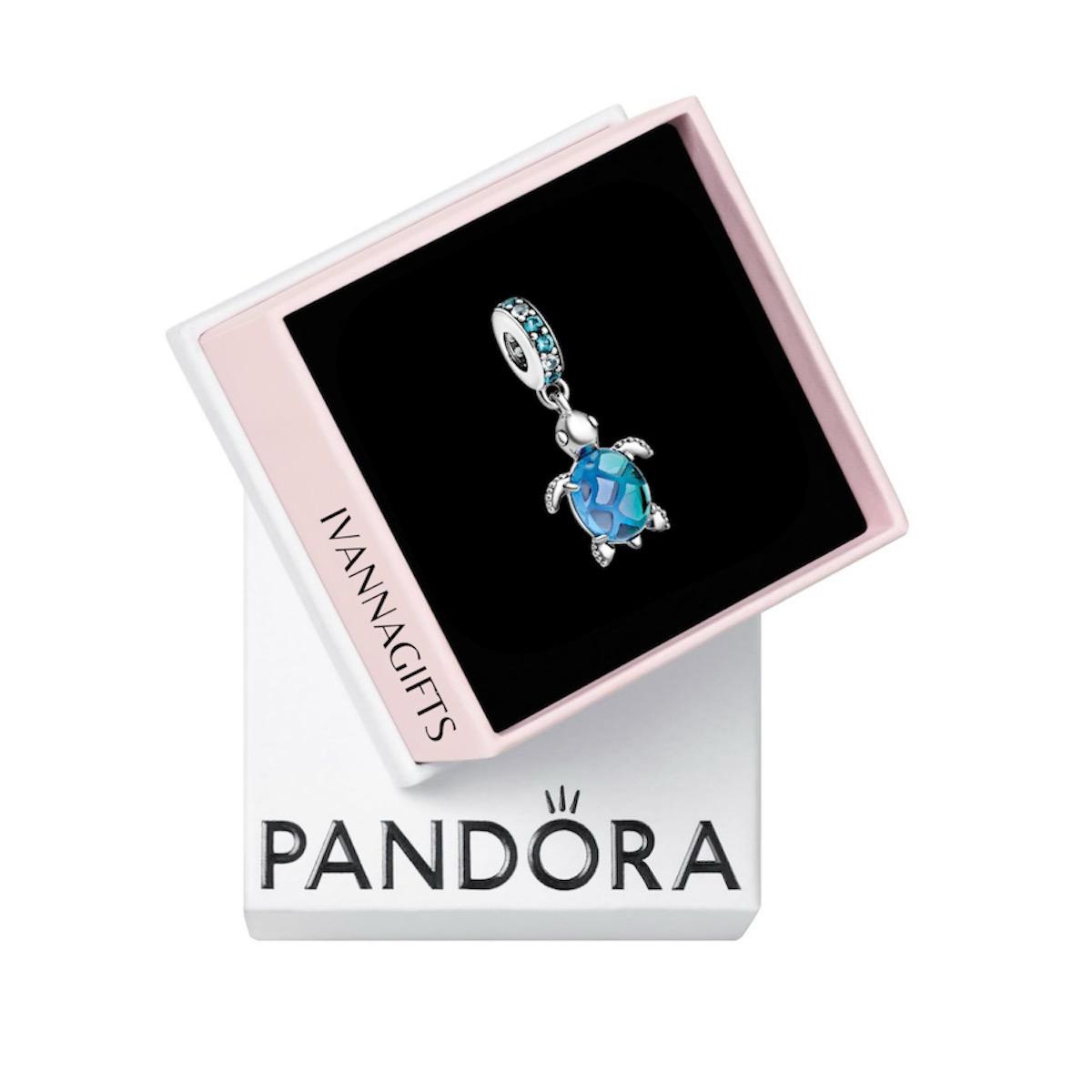 CHP103 - Charm colgante tortuga marina piedra celestial.