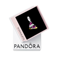 CHP112 - Charm colgante Halloween brujita rosa.