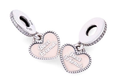 CHP137 Charm best Friend corazón (1 pieza).