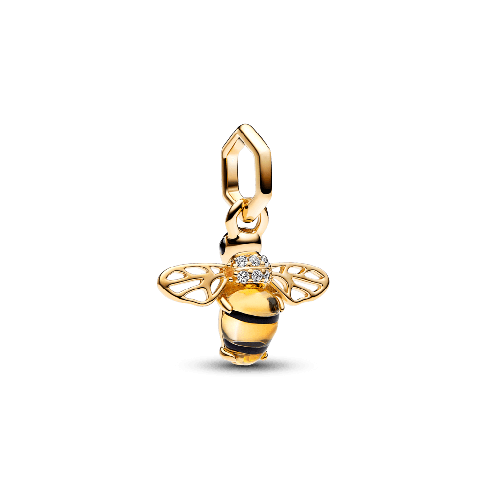 CHP168 - Charm colgante abejita dorada.