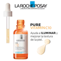 La Roche Posay Pure Vitamin C 10 Serum Anti-Arrugas Para Piel Sensible 10 ML Líquido Frasco Gotero