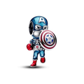 CHP022 - Charm Capitán América de los Vengadores de Marvel.
