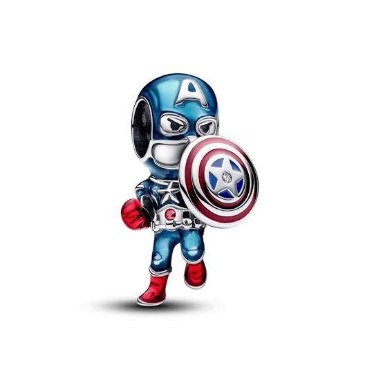 *CHP022 - Charm Capitán América de los Vengadores de Marvel.