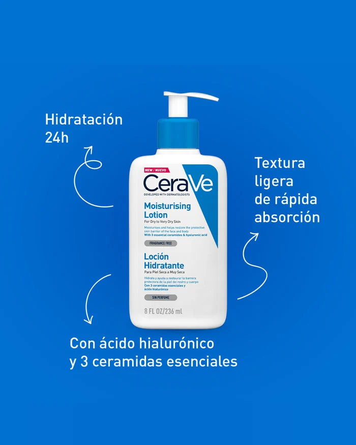 Loción Hidratante PIEL SECA A MUY SECA LIGERA CeraVe