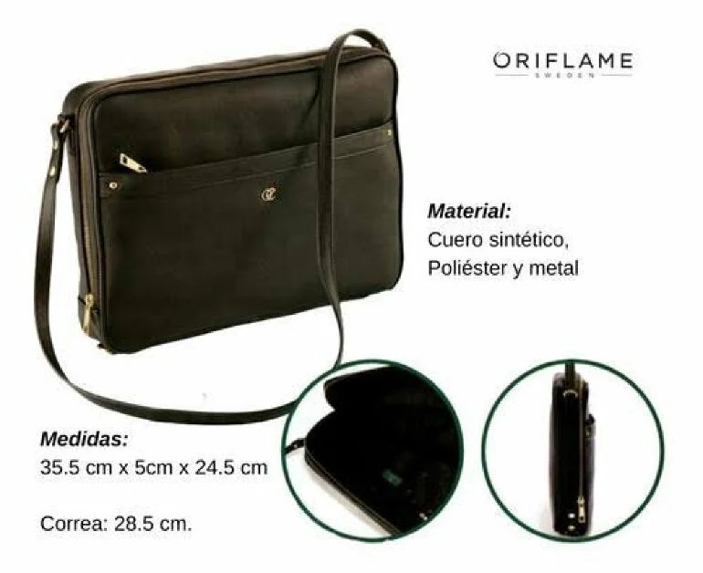MALETIN PARA LAPTOP NEGRO - ORIFLAME