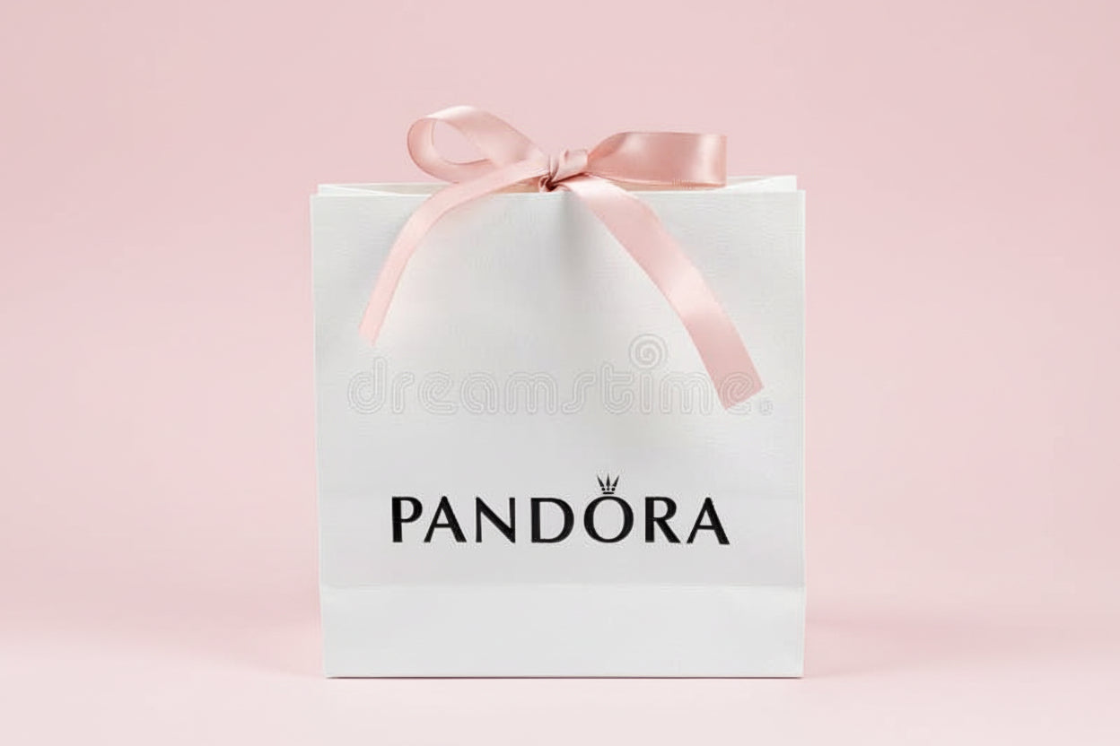 Bolsa Pandora lazo rosa Mi Bonita Bisuteria